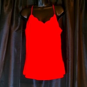 J.Crew Red Racerback Camisole Size 4